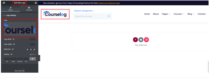 Changing Header Properties 