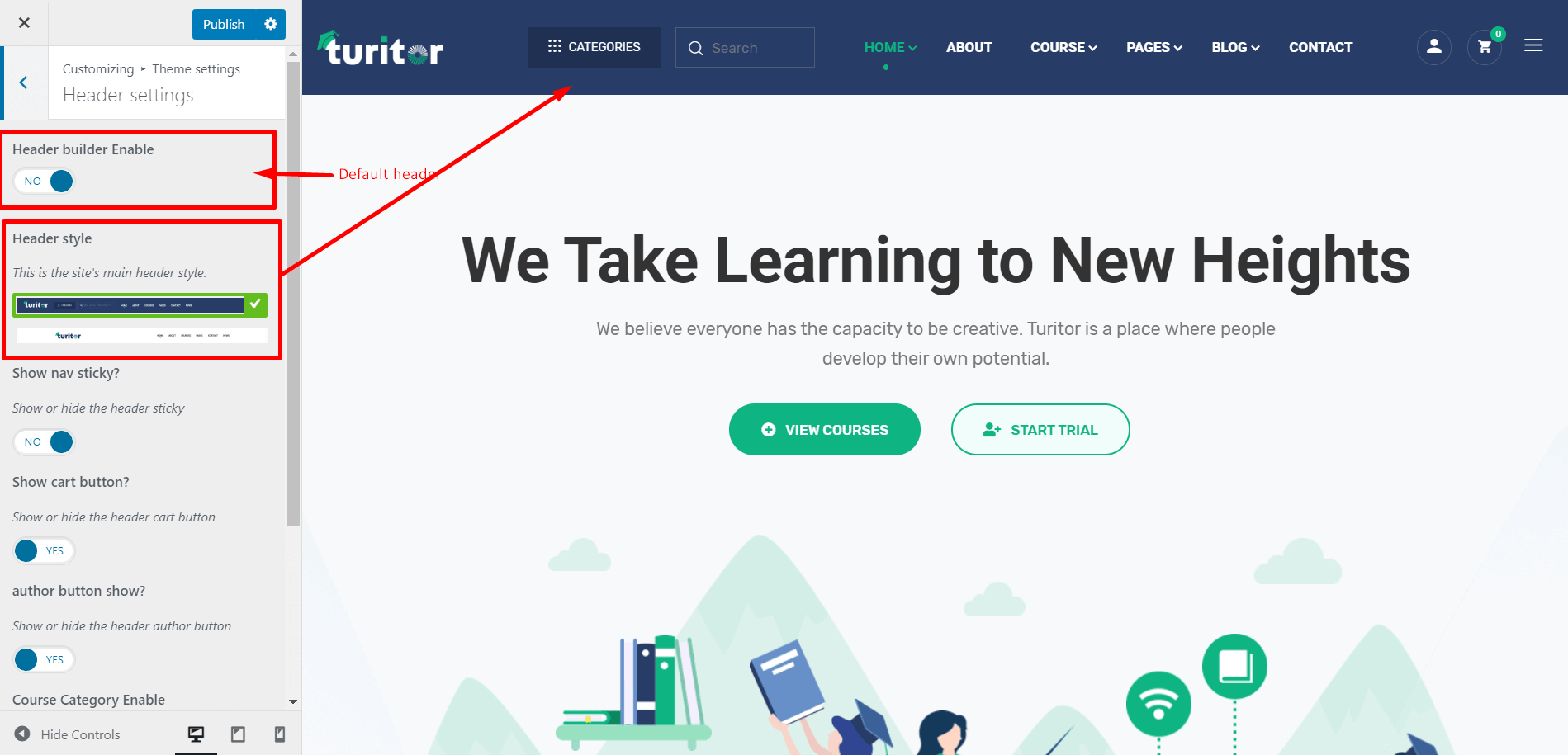 Theme Customizer – Documentation for Themes