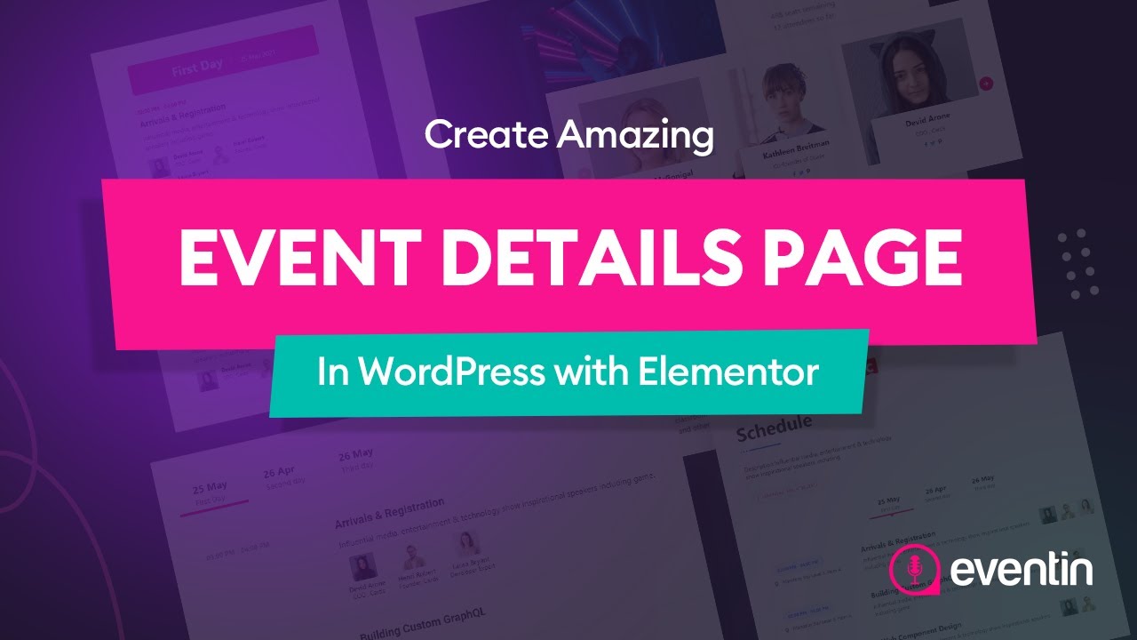 How To Create Event Details Page in WordPress With Elementor​