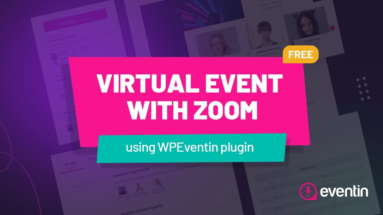 (FREE) Create a Virtual Event Conference Website with Zoom and Eventin in 2023