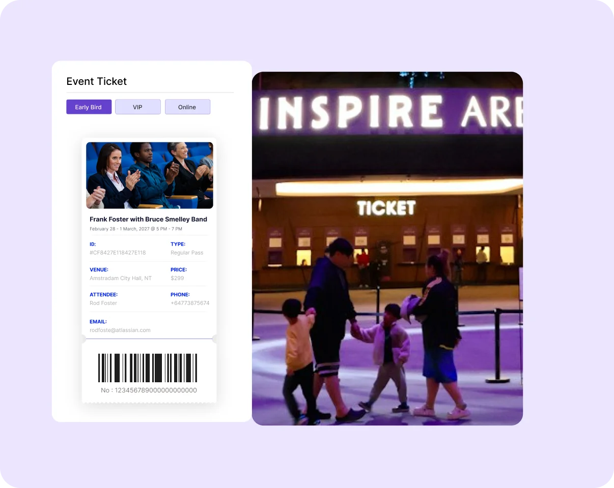 From registration to entry—one seamless system