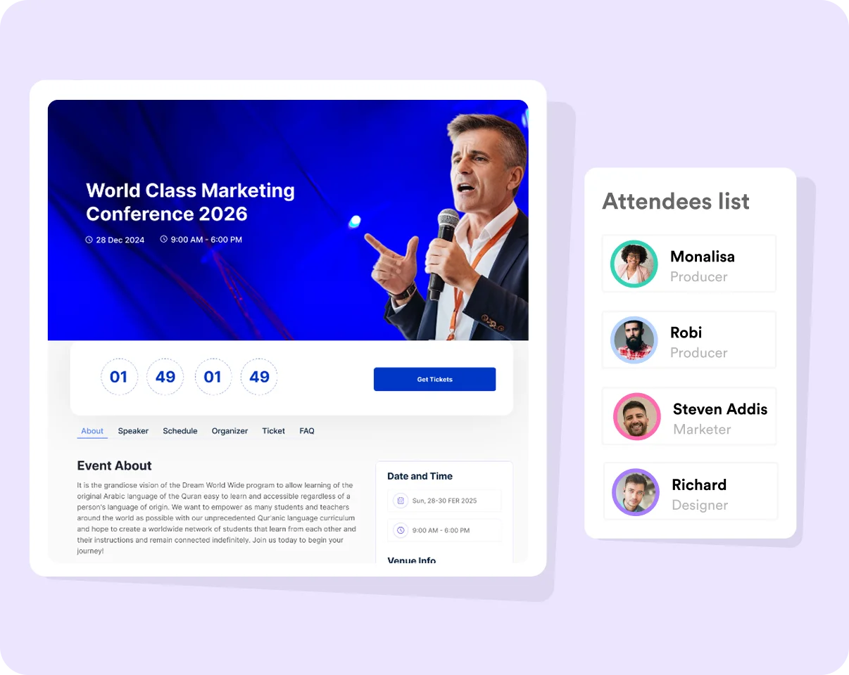 Your booking page reflects reality automatically