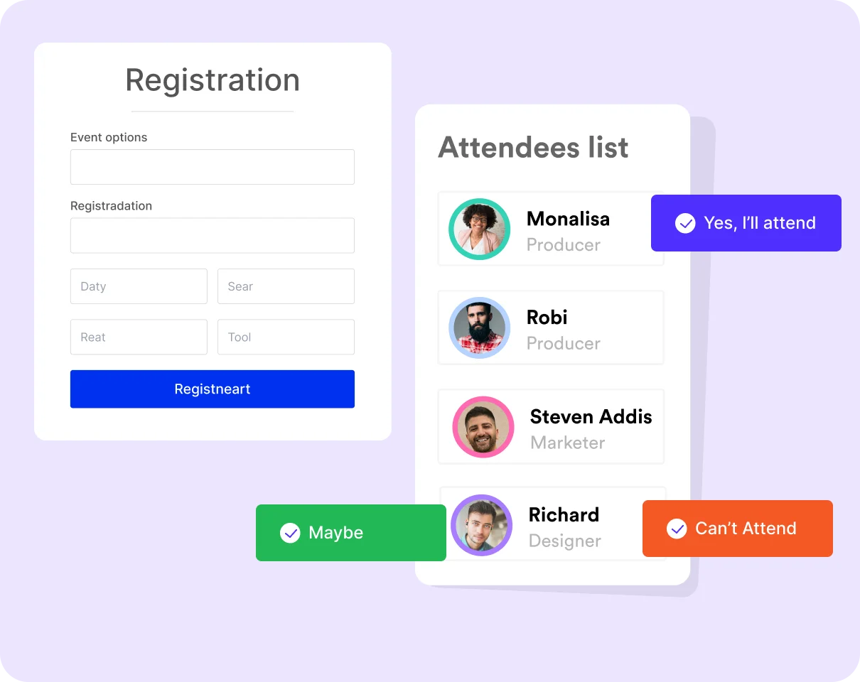 Handle free and paid registrations in one system