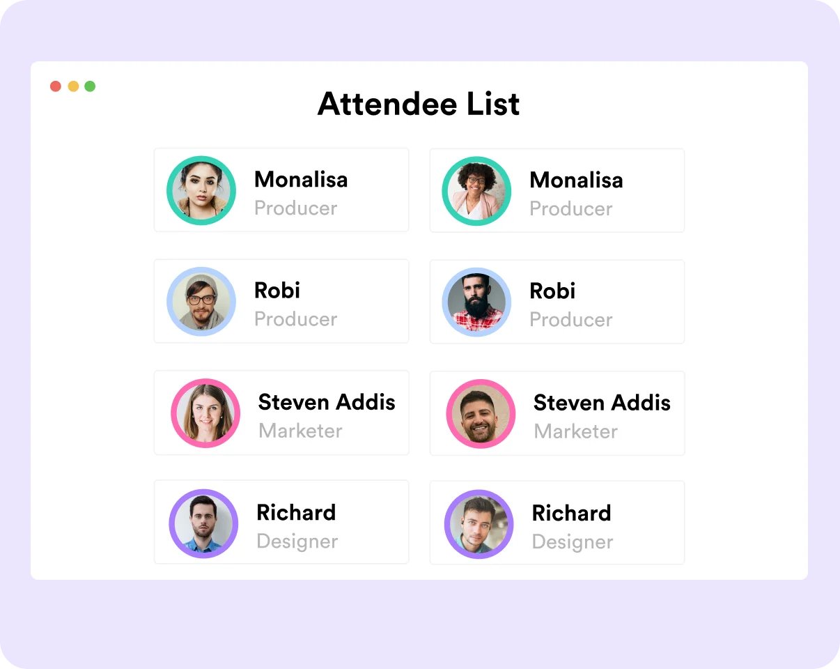 Add walk-ins and manage event attendees in one place
