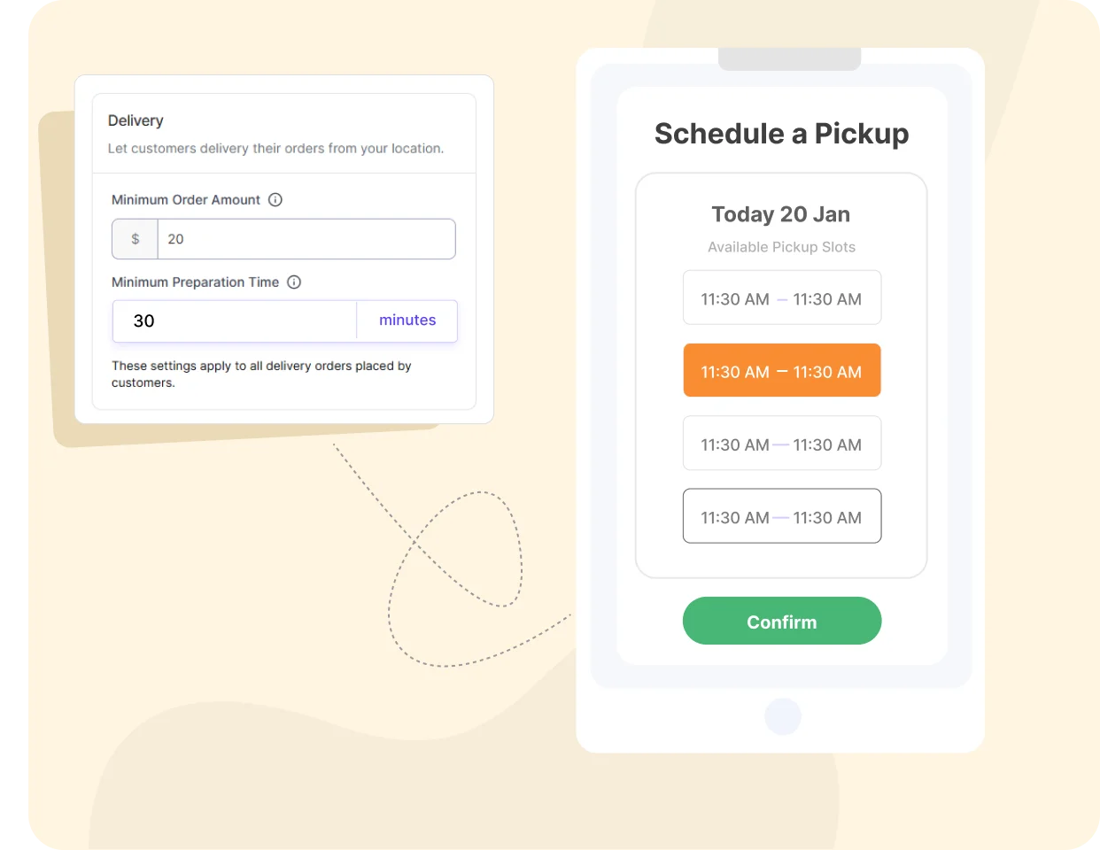 Delivery & Pickup Scheduling
