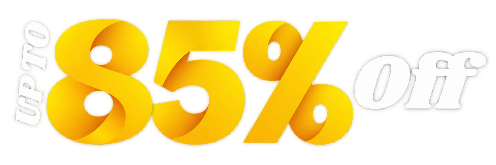 Up to 85% Off