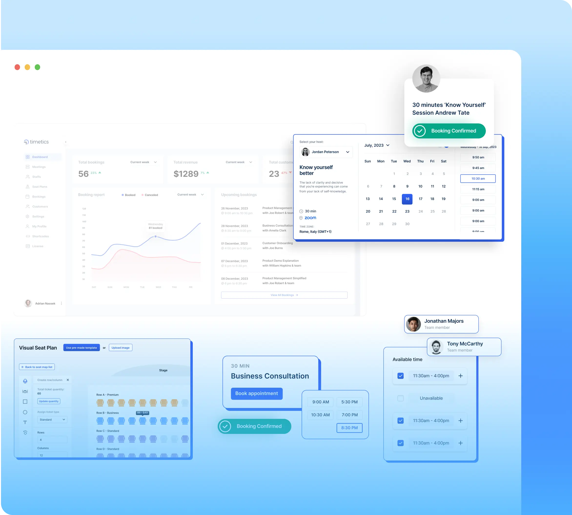 Scheduling & Appointments with WP Timetics