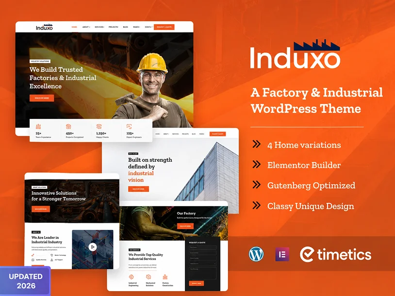 Induxo theme preview