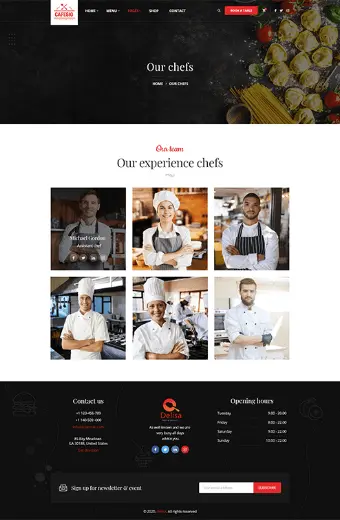 Chefs Page