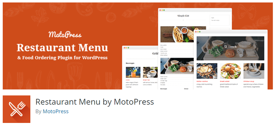 Restaurant Menu by MotoPress