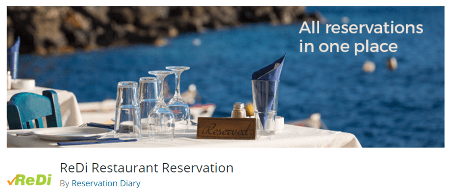 ReDi Restaurant Reservation by Reservation Diary