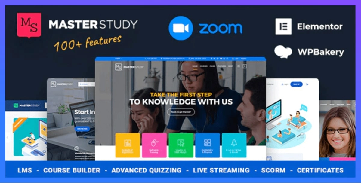 MasterStudy wordpress education theme