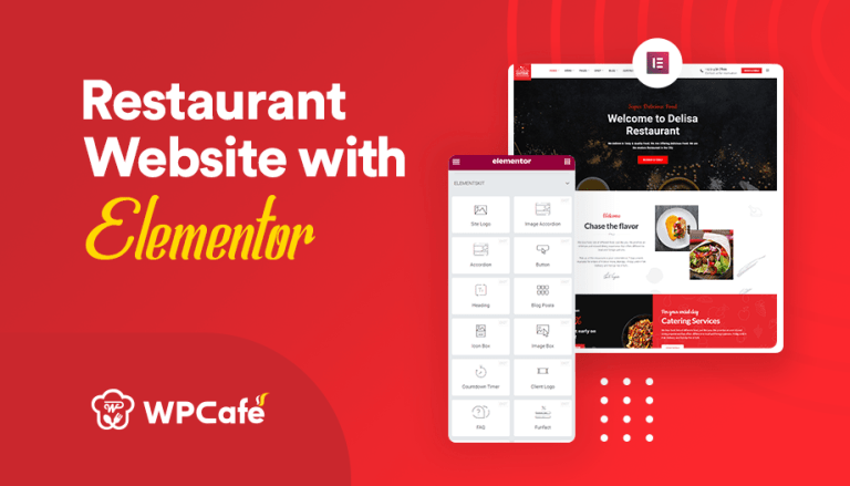 Design Restaurant Website with Elementor