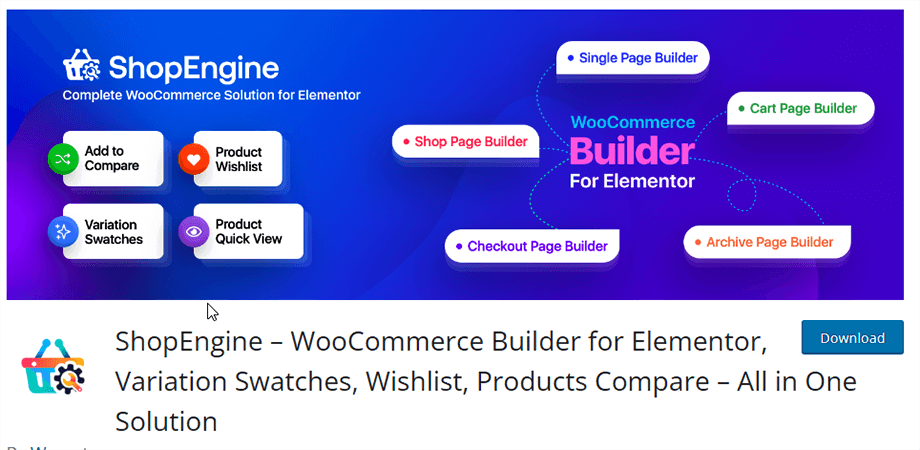 ShopEngine WooCommerce builder