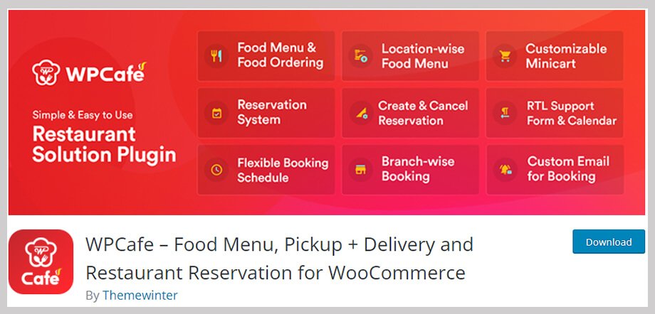 WPCafe food menu plugin affiliate marketing 
