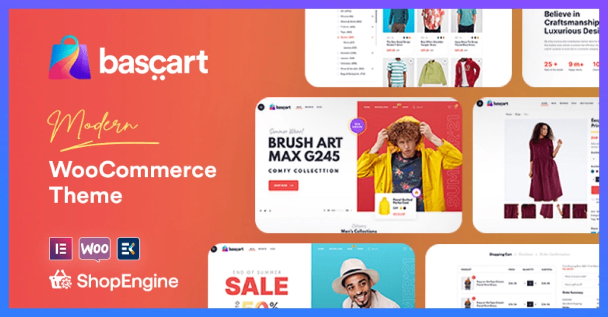 Bascart WooCommerce Themes for eCommerce Website