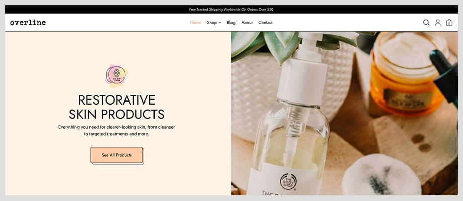 overline best WooCommerce theme 