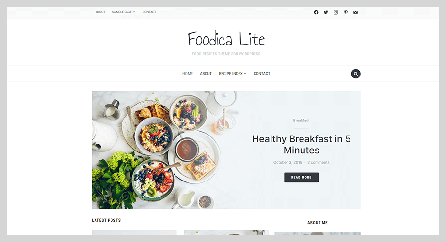 Foodica, best restaurant managemen theme