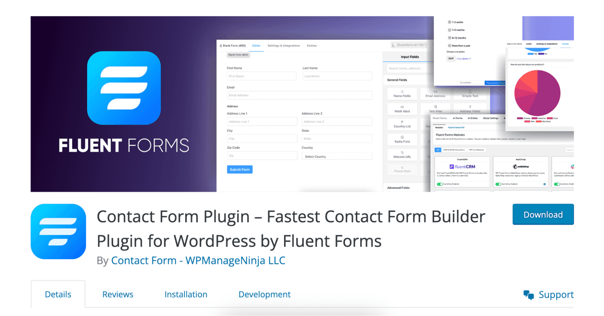 FluentForm Plugin