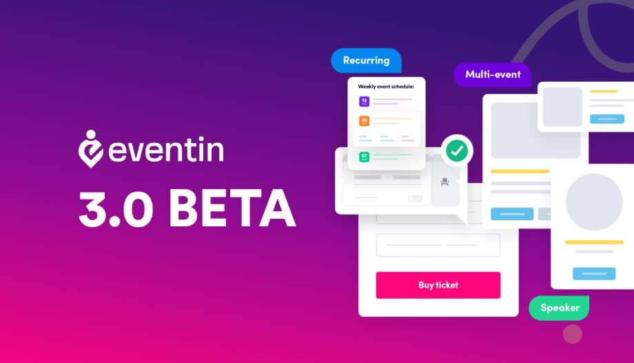 Eventin 3.0 Beta update