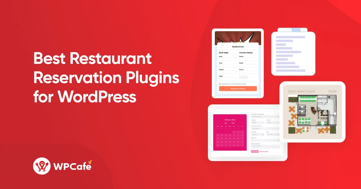 best restaurant reservation plugins for wordpress