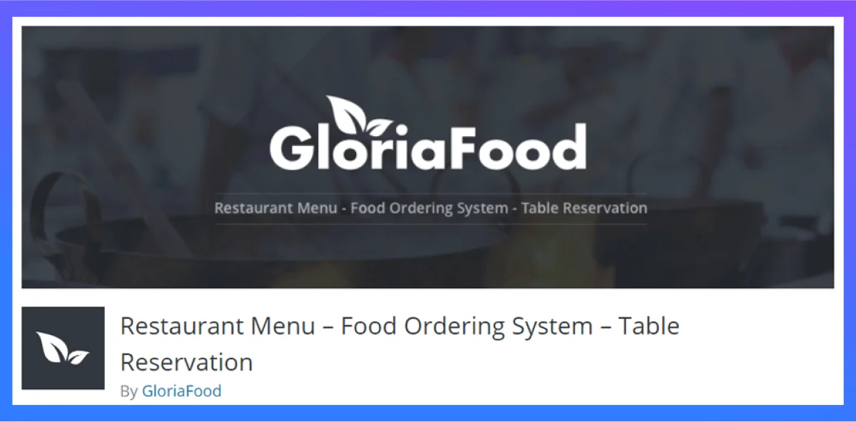 gloriafood food ordering system