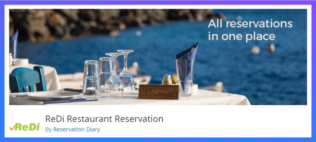 redi food reservation plugin