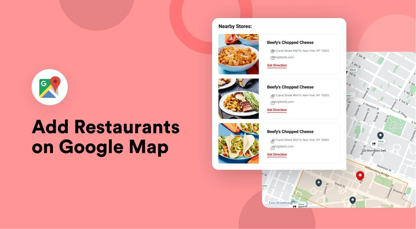 WPCafe introduces Google maps for restaurants