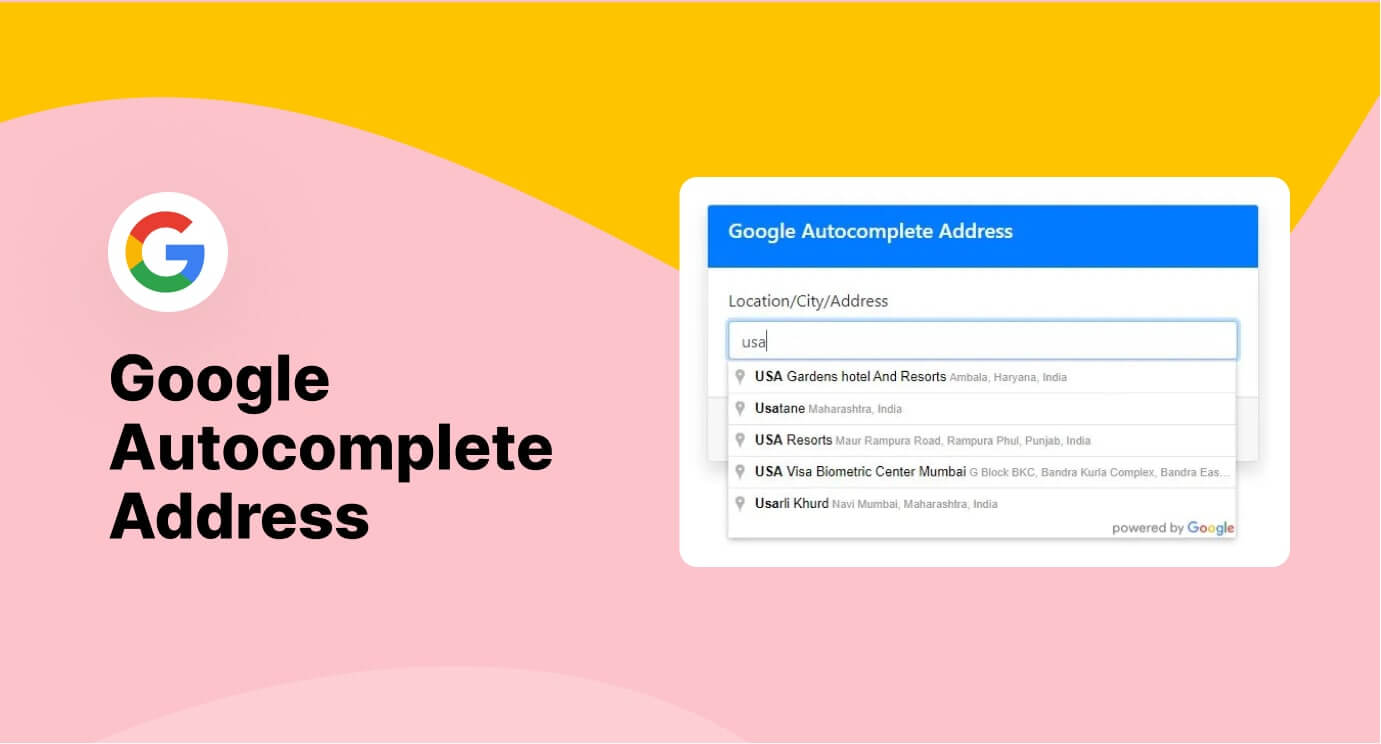 Google autocomplete address feature with WPCafe reduces cart checkout time