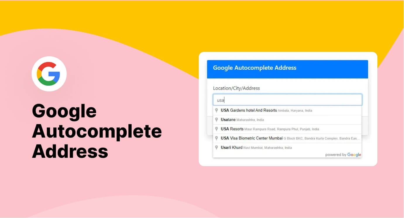 Google autocomplete address feature with WPCafe reduces cart checkout time