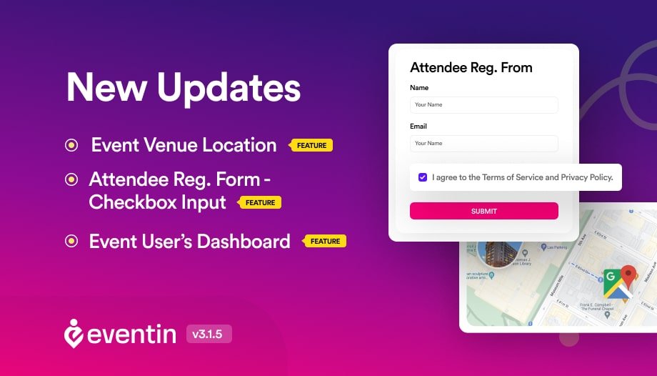  Eventin Update: Avail QR Code Segmentation, Event Venue with Google Map with Various Fixes