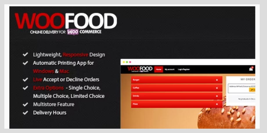 Limited choice. Сравнение плагинов доставки еды WOOCOMMERCE food delivery & Restaurant WOOCOMMERCE wp food. More food plugin. Accept decline.