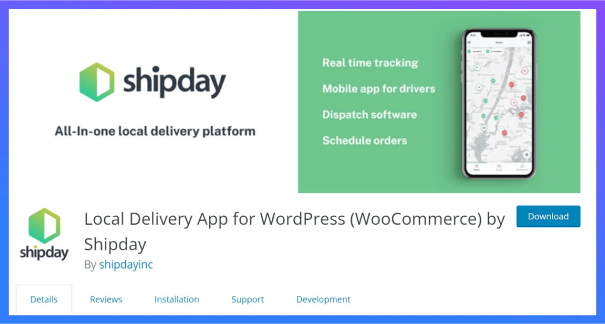 shipday food delivery app