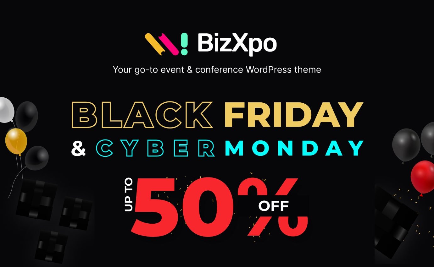 get up to 50% off on bizxpo for black friday and cyber monday