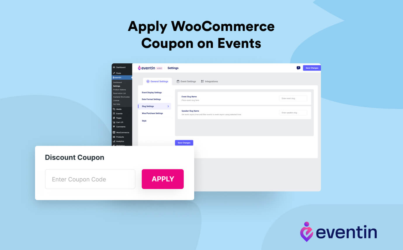Eventin WooCommerce Coupon Code