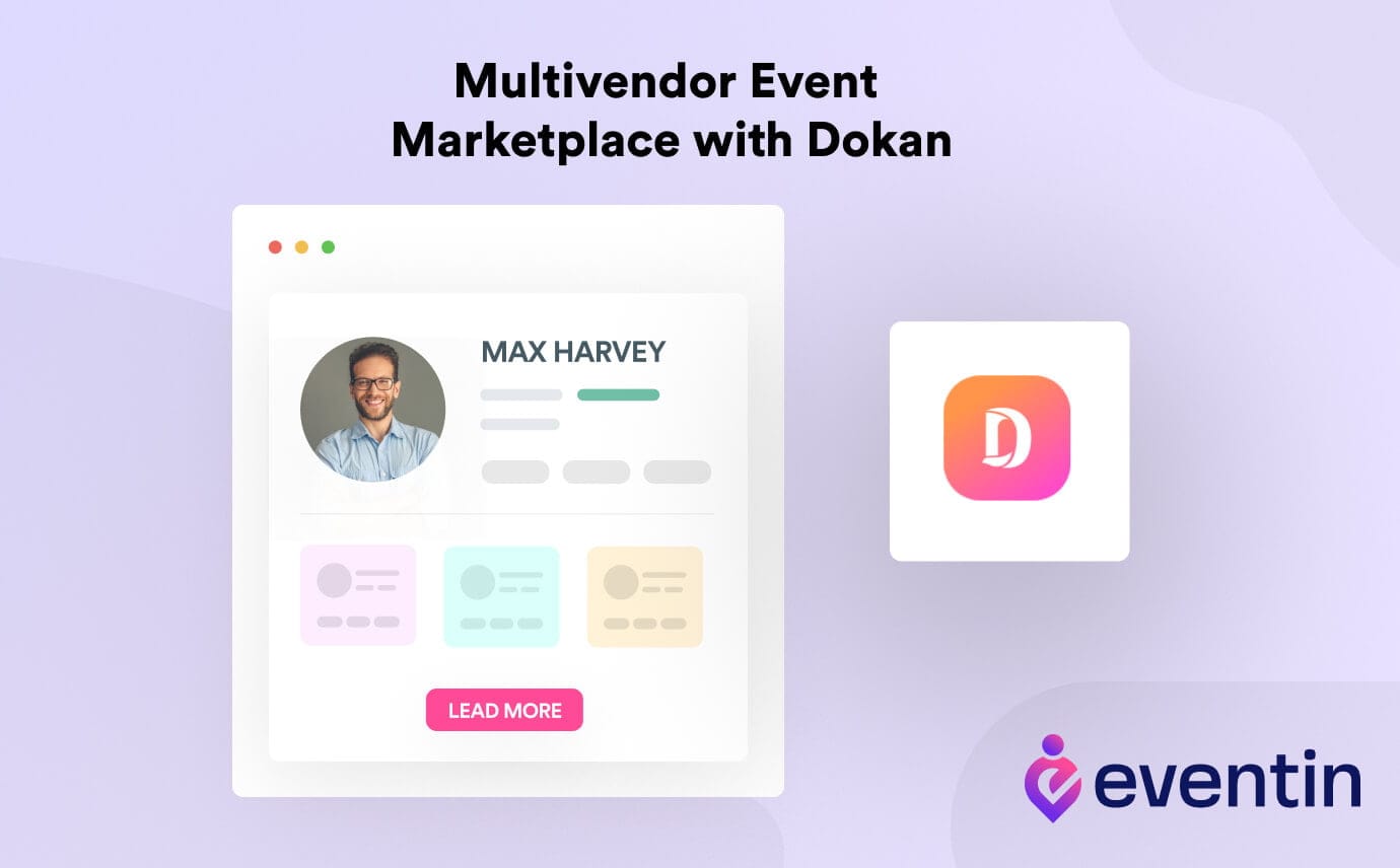 Eventin Multivendor Event Marketplace with Dokan