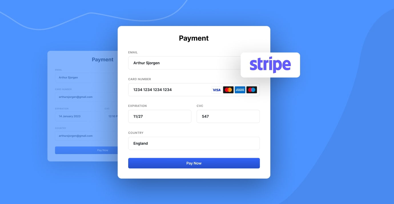 stripe payment integration in timetics