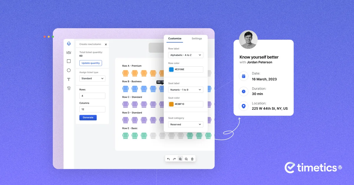 virtual seat plan meeting scheduler