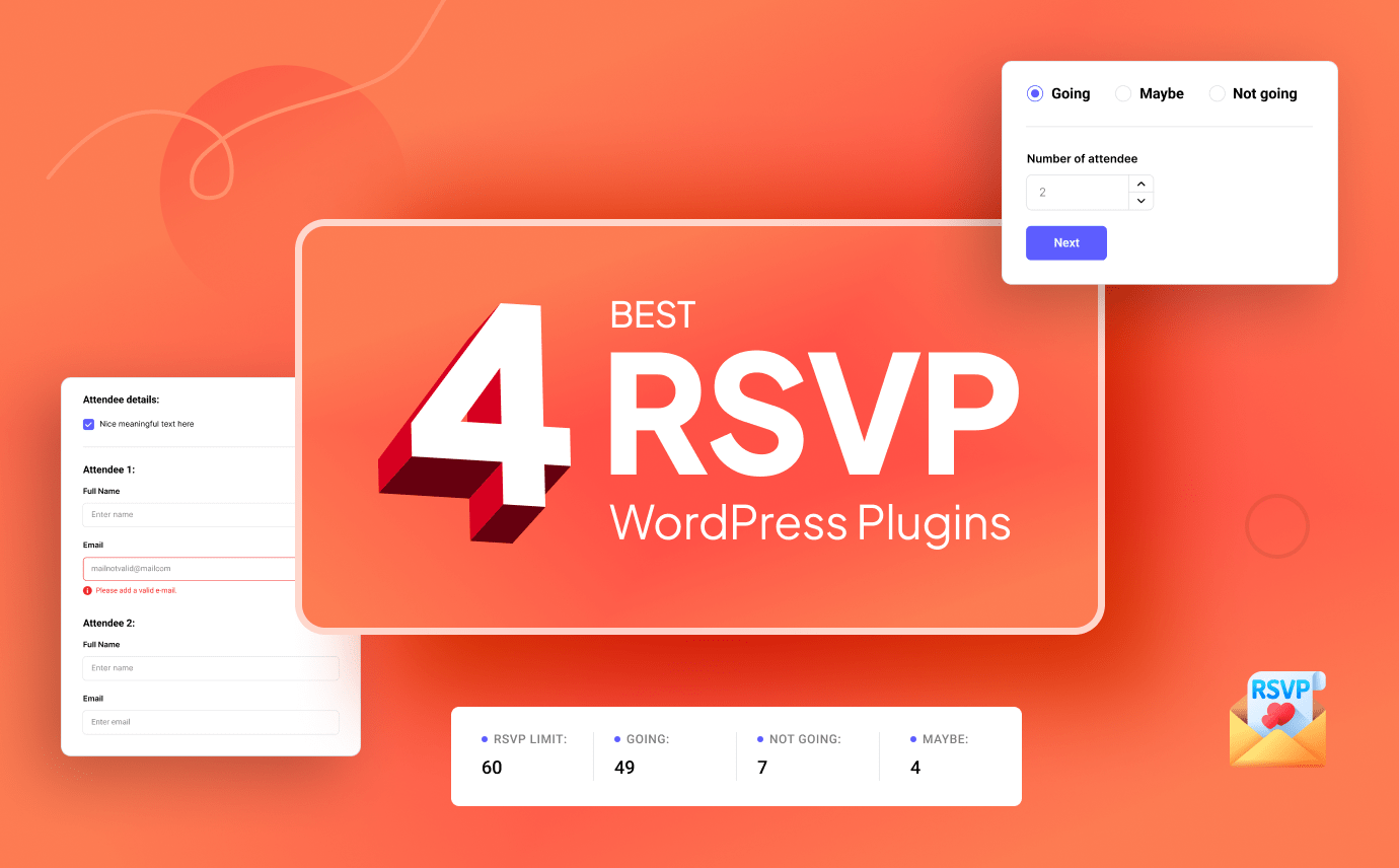  4+ Best RSVP WordPress Plugins in 2023