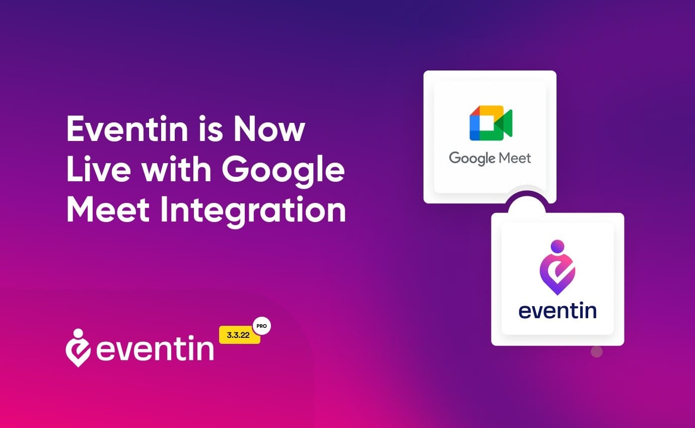 Eventin new release with Google Meet Integration