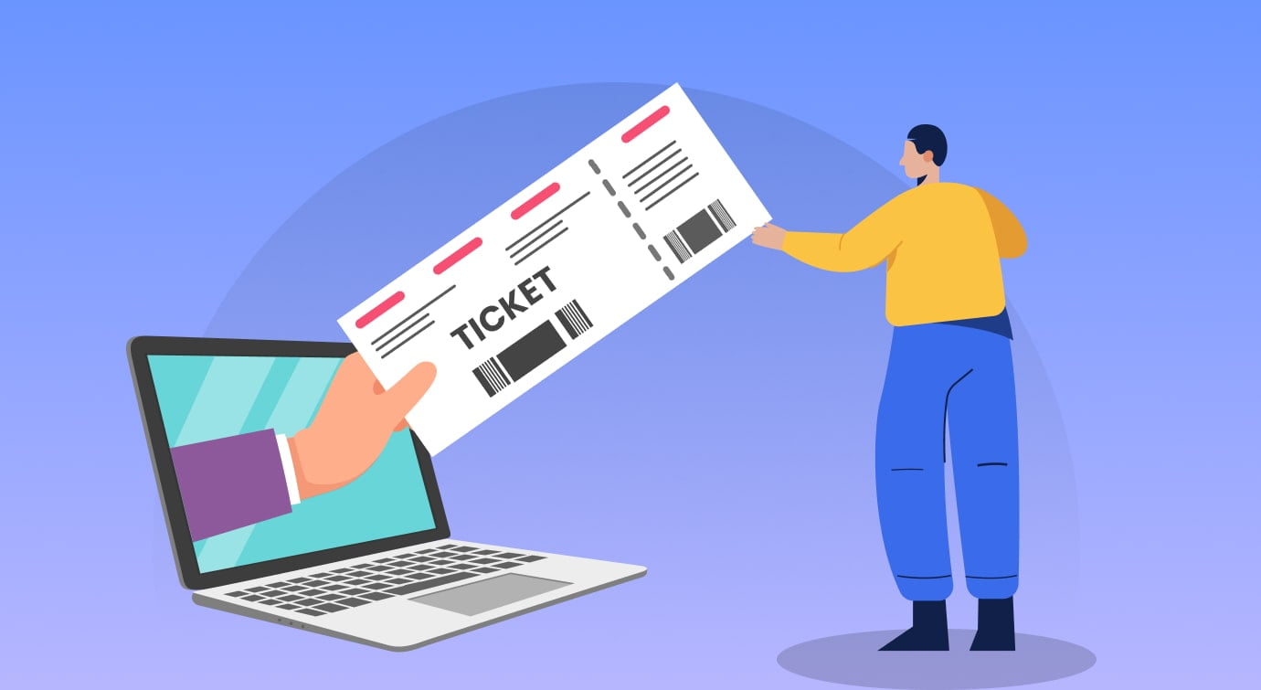 An image on selling event tickets online