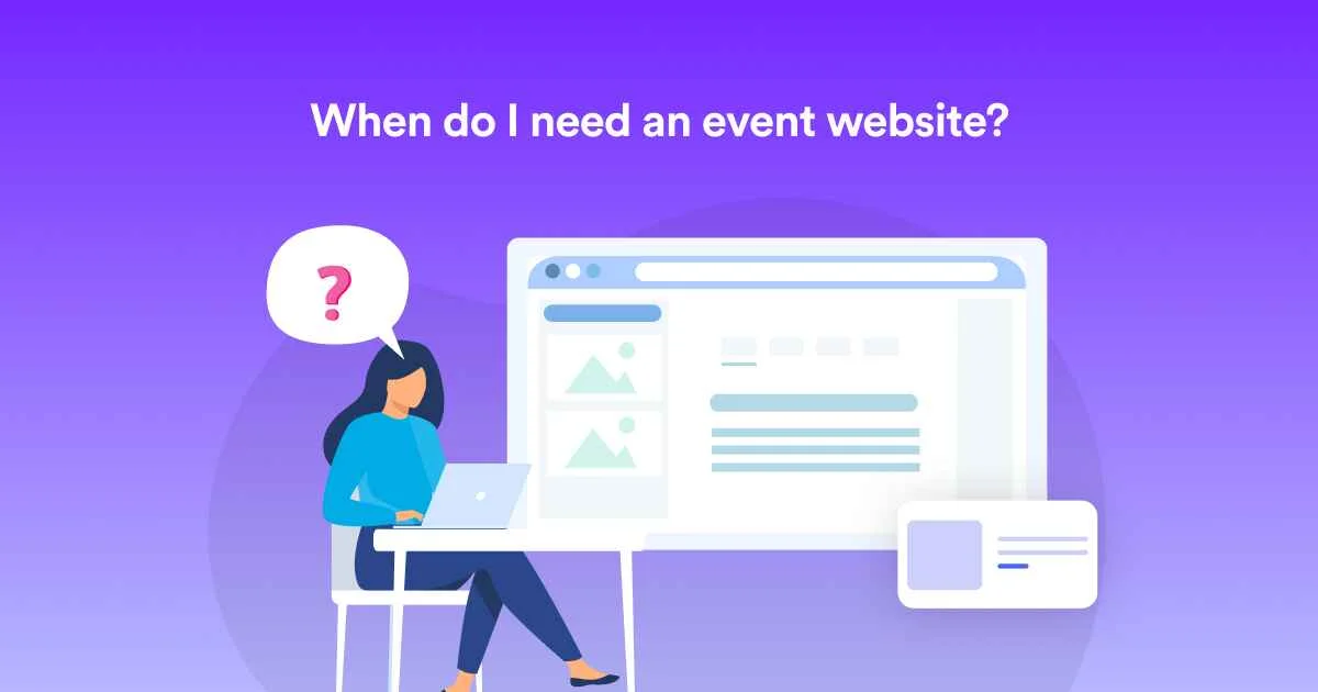 when should you create an event management website