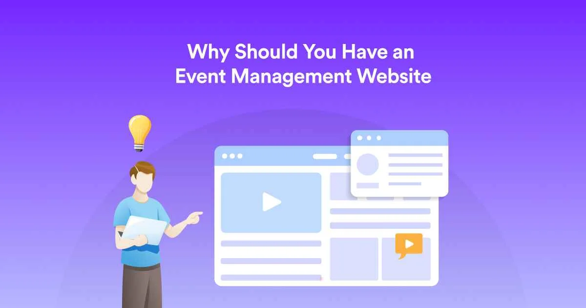 why have a event planning website