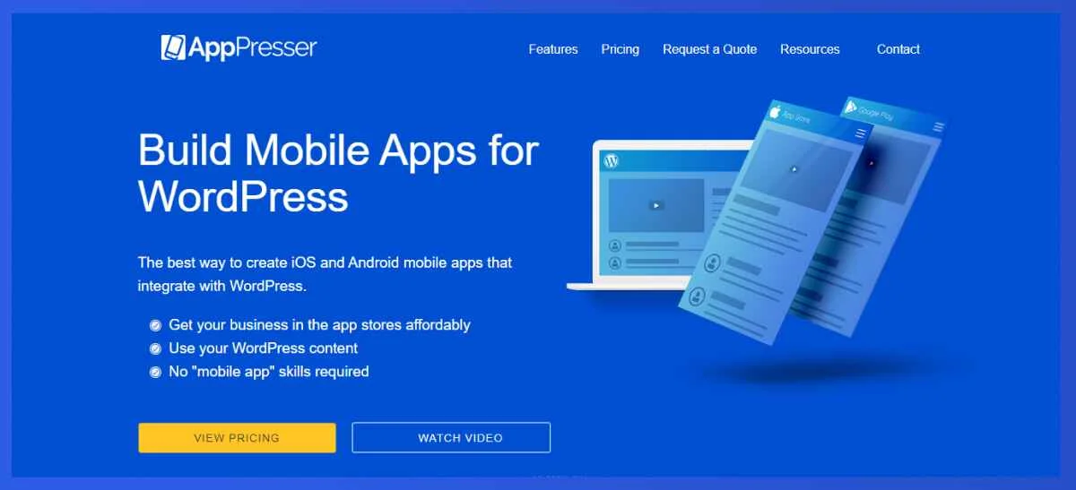 apppresser mobile app development plugin