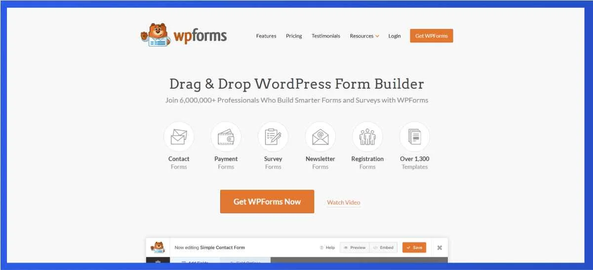 wpforms best wordpress forms builder