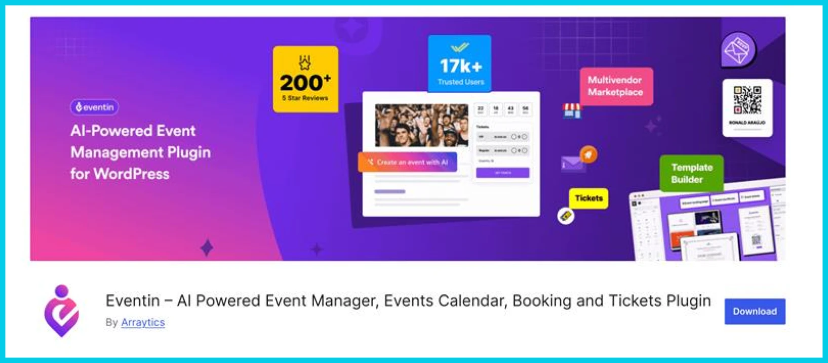 Eventin - Event Management and Calendar Plugin