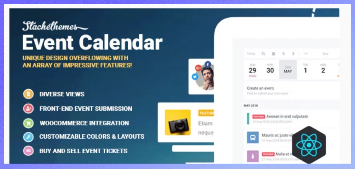 event calendar wordpress calendar management plugin