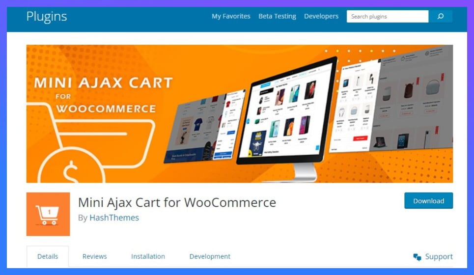 Mini_Ajax_Cart_for_WooCommerce_in_WordPress