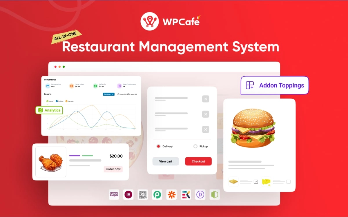 wpcafe restaurant manager for woocommerce