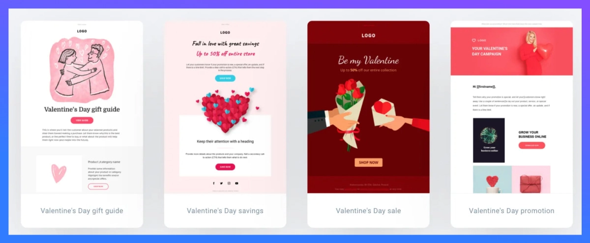 Valentine’s Day Newsletter Templates 